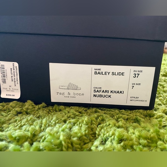 Rag & Bone Bailey Slide New in Box Size 7 - Picture 4 of 13